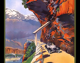 Norway Travel Poster Refrigerator Magnet