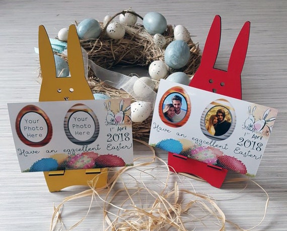 2 pcs personalized easter card 4x6 2 pcs