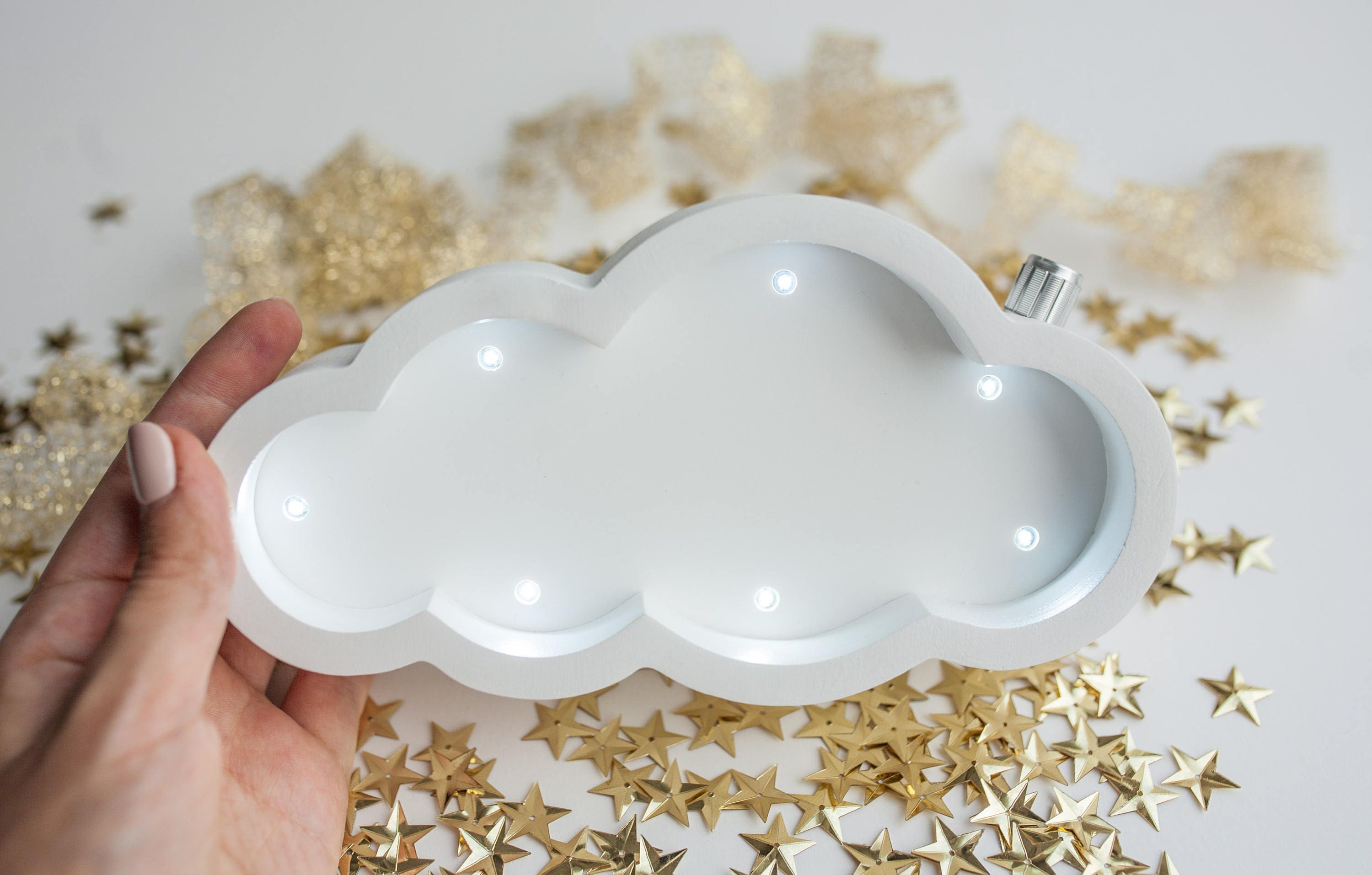 Cloud nursery Cloud Night light mini Cloud wall art Cloud