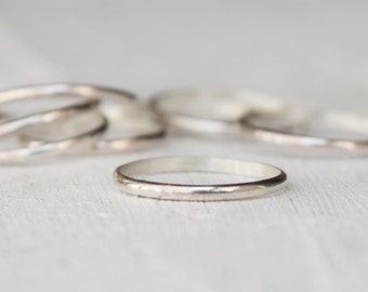 Simple Sterling Silver Ring, Minimalist Ring, Half Round Band, Midi Ring, Thumb Ring, Toe Ring, Multiples, Stacking Ring, Mothers Day