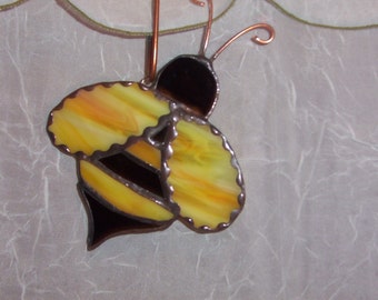 Bumble Bee Stained Glass Suncatcher