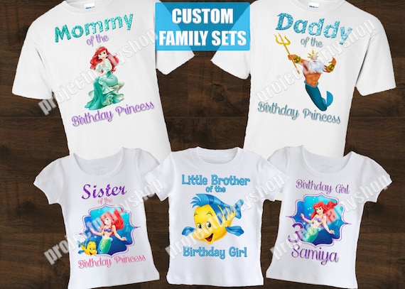 family mermaid shirts