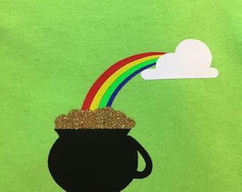 St. Patrick's Day Rainbow and Pot of Gold Shirt