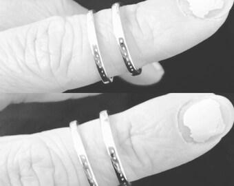 Engraved ring, sister ring, morse code ring, sister gift, gift for sister, best friend jewelry, gift for best friend, sister jewelry