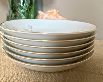 6 soup bowls, Vintage Heinrich Royal Selb, Germany, dinnerware