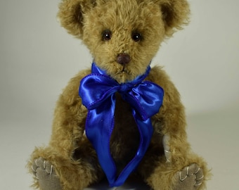Peanut – Handmade Teddy Bear, Artist Bear, Stuffed Animal, Mohair, Toy, OOAK, Made In Alaska