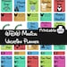 Walt Disney World Parks Planner PDF PRINTABLE Stickers for Happy Planner Erin Condren Planner Filofax Plum Paper Decorating Kit