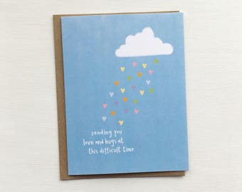 Sympathy card • Sending Love and Hugs card • Empathy card • Loss • Grief • Illness • Death • Sadness • Pet Death • Pet Loss Sympathy card