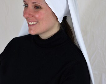 31 inch White Veil Catholic Nun, Nuns Habit NEW