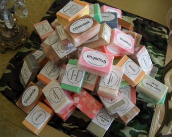 12 Assorted Homemade Soap Bars / Shea Butter / Goat Milk and More!