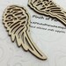 2 Die Cut Angel Wings,Enchanted Fairy Wings,Angel Lover Die Cut,Fairy Lover Gift Ideas,Fairytale Fantasy Angel Fairy Papercraft Ideas