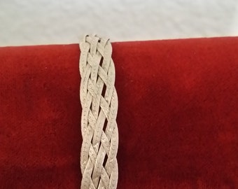 Silver .925 Braided Chain Bracelet
