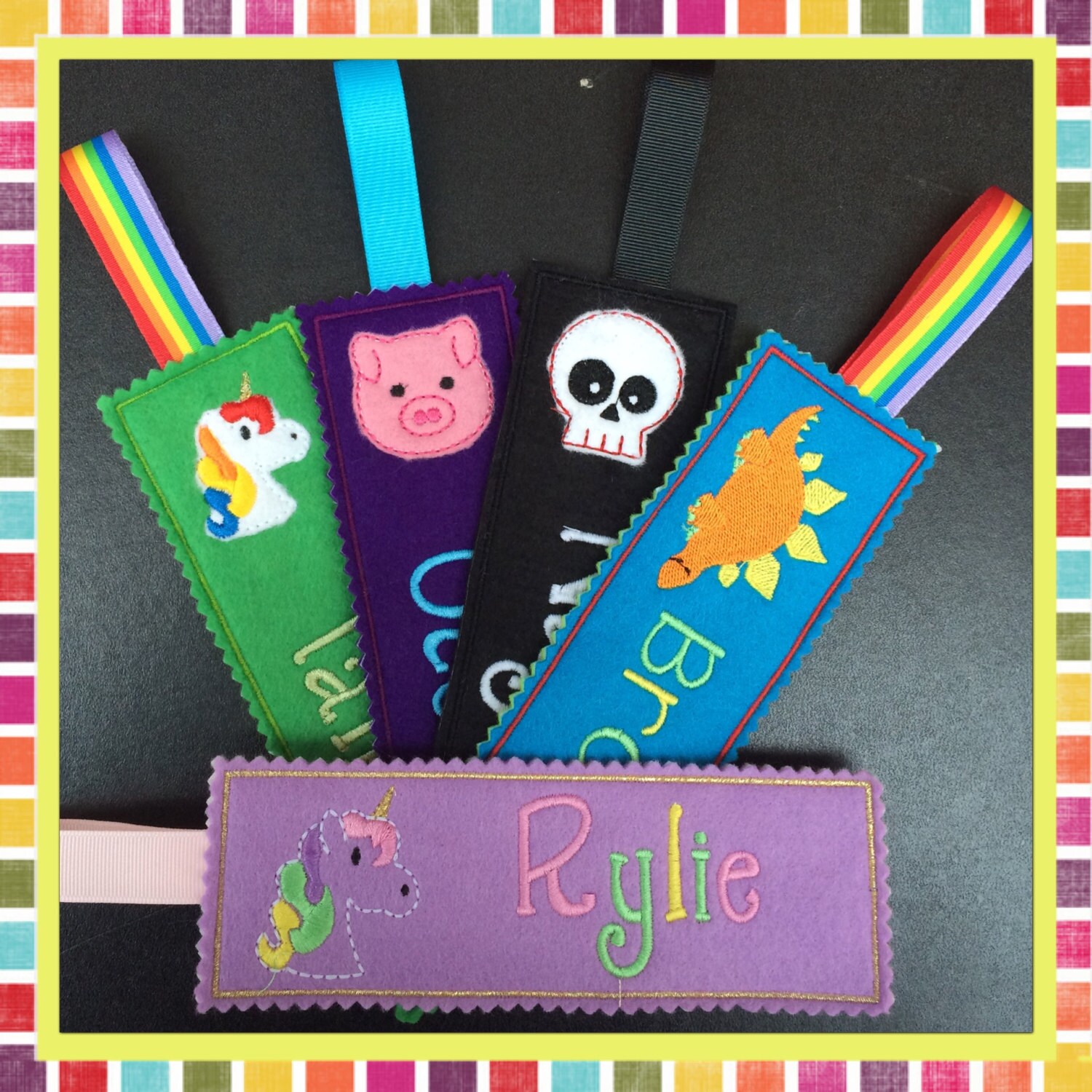 Personalised BOOKMARK Bookmarks for kids Bookmarks for