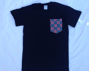 Men's Fishman Donut Pocket Tee in Black Phish Shirt / You Enjoy My Shirt