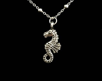 Seahorse Sterling Silver - By Hyperkitty Designs