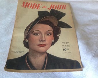 Copy of old journal Modiste du Jour