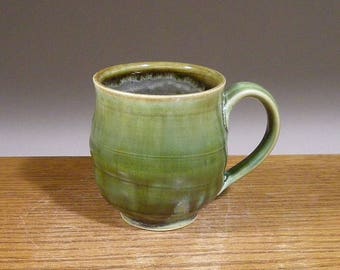 8 ounce, Coffee Mug, Stoneware, Handmade, Pottery Mug, Ceramic Coffee Mug , Beer or Tea