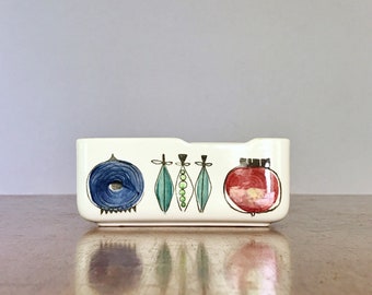 Vintage Rorstrand Picknick Butter Case / Dish No Lid Marianne Westman Swedish Mid Century Design Ovenware