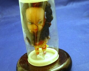 Vintage Miniature Miss China Made in Hong Kong Collectible Doll, 1960s