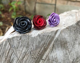 Choose Your Color - Rosebud Post Earrings