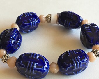 Blue stretch with a touch of the orient