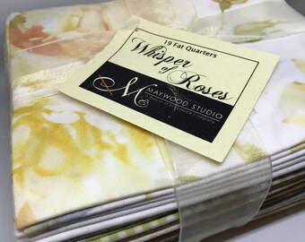 Maywood Studios Whisper Roses 19 pc Fat Quarter Bundle
