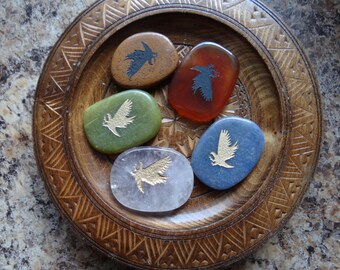 EAGLE Gemstone Animal Spirit Totem for Spiritual Jewelry or Crafts