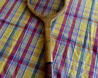 Vintage Kent Court King Wood Tennis Racquet Good Condition