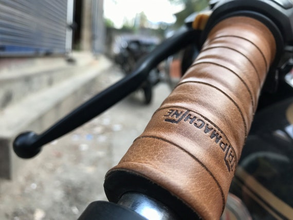 leather bicycle grips