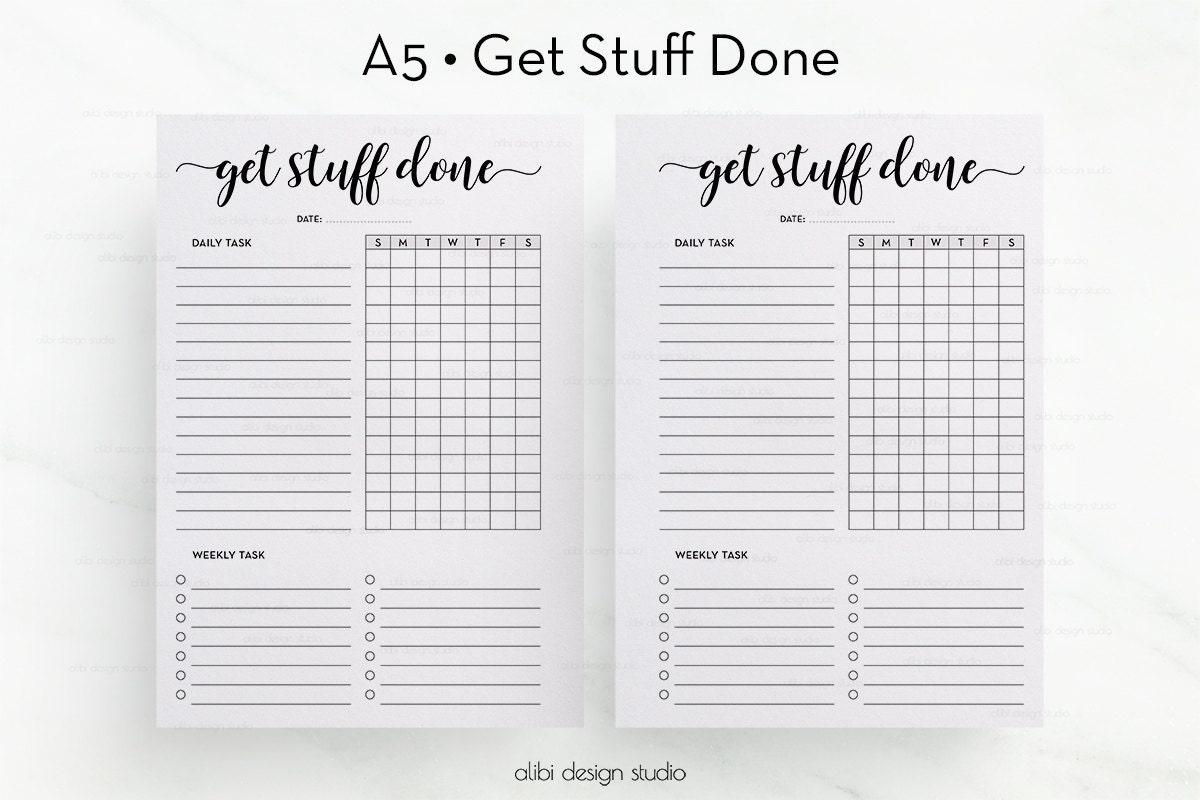 daily task tracker