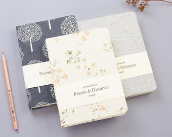 Fabric cover notebook,Hard cover journal,Art Journal,Sketchbook,Diary,Notepads,concise style notebook