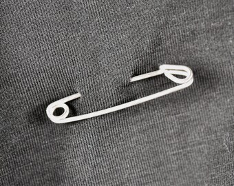 Sterling Silver Safety Pin-safety pin-pin-silver pin