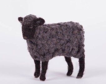 Sheep Needle felted wool sheep