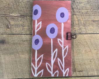 Lavender Flower Travelers Notebook Insert - Midori Insert - TN Insert - Scrapbooking Insert - Planning Insert - Art Insert - Various Sizes