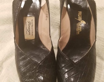 1940s peep toe sandals