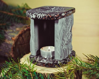 Essential Fragrance Oil Burners Aromatherapy SHUNGITE & GRANITE stone Shungit #L8