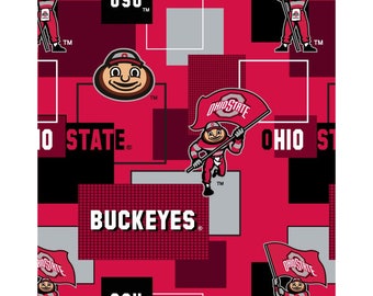 Ohio State Buckeyes Cotton Fabric