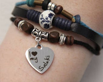 Saluki Bracelet - Saluki Jewelry - Saluki Gift