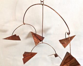 6 piece copper glider mobile