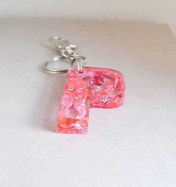 initial keyrings initial keychains resin letter keyring resin letter