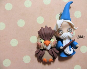 Merlin and the Fimo/pendant Disney