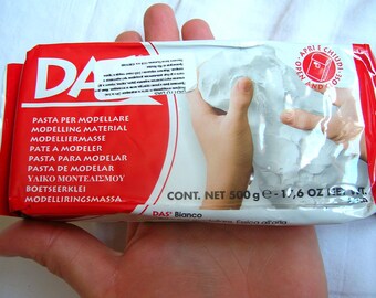 Air Dry Clay - White pack of 500 g (1.1 lb). SALE. DSH