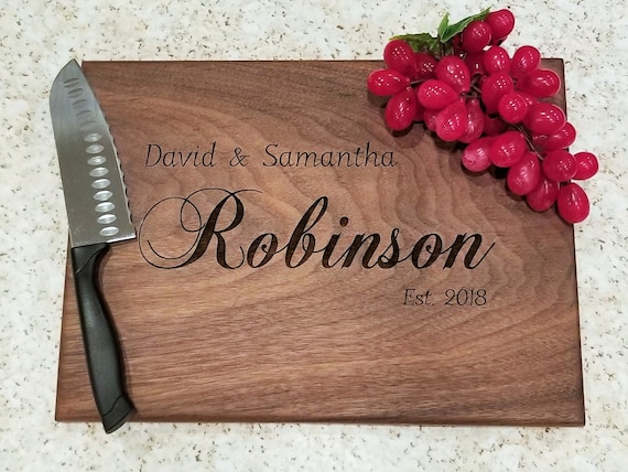Personalized Cutting Board Wedding Gift Bridal Shower Gift Cutting Board Wedding Gift Custom Cutting Board Housewarming Gift Anniversary