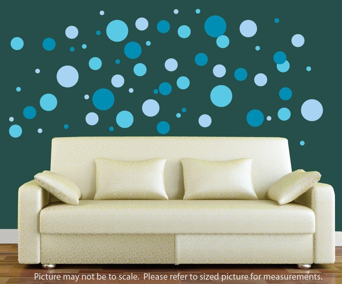 POLKA DOT Wall Decal / 3 color / wall decal dots dot wall