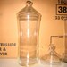 12 Glass Candy Jar with Lid_Lot of 12 Vintage, 23 oz. Interlude Jar_ Federal Glass, 23 oz_12 per case