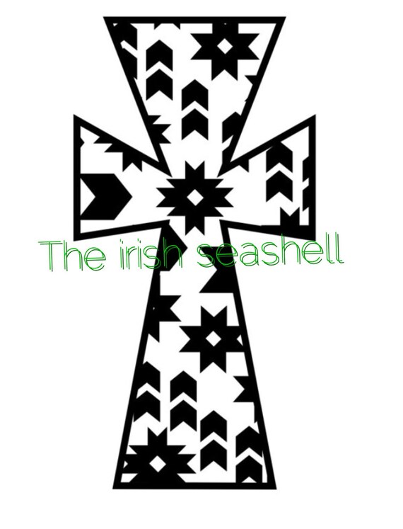 Download Aztec Cross SVG DXF FILE