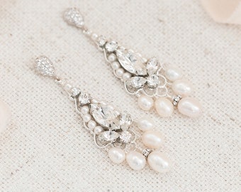 Bridal Earrings Chandelier, Bridal Earrings Vintage, Wedding Earrings, Chandelier Earrings Bridal