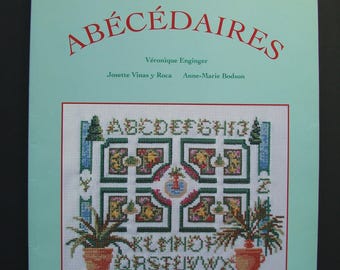 Embroidery "The big book of the alphabet" book published by the time Apprivoise