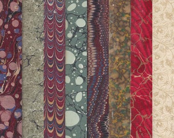 Eight Art Papers (Marbled)