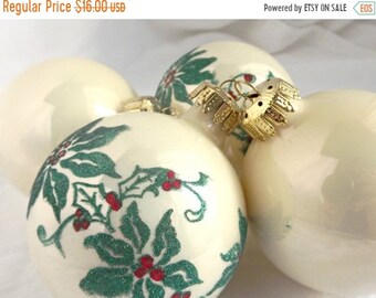 CLEARANCE SALE Vintage Glass Christmas Tree Ornaments, Holiday Decor, Christmas Tree Decorations, Vintage Christmas, Festive Decor,Christmas